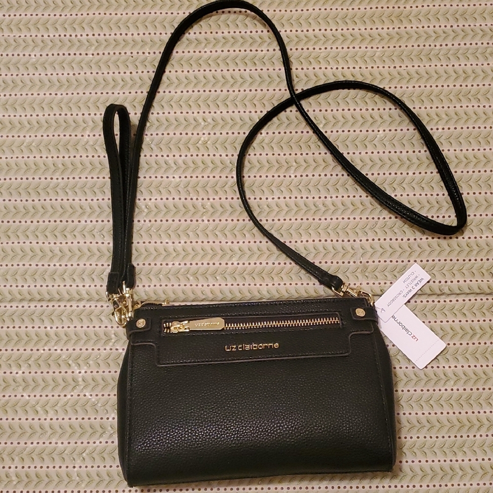 Liz Claiborne Black Crossbody‎ Bag